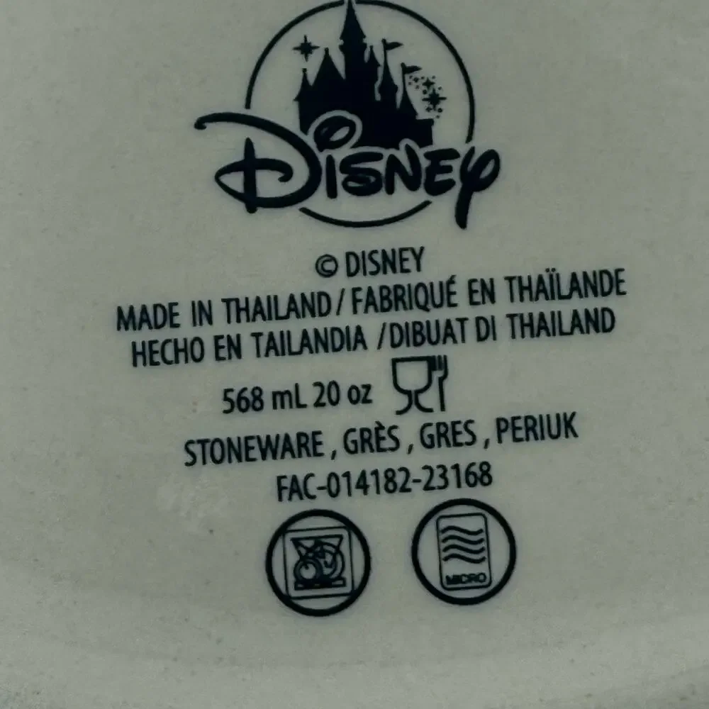 Disney Lady & The Tramp Lady 3D Sculpted Stoneware Mug 20oz